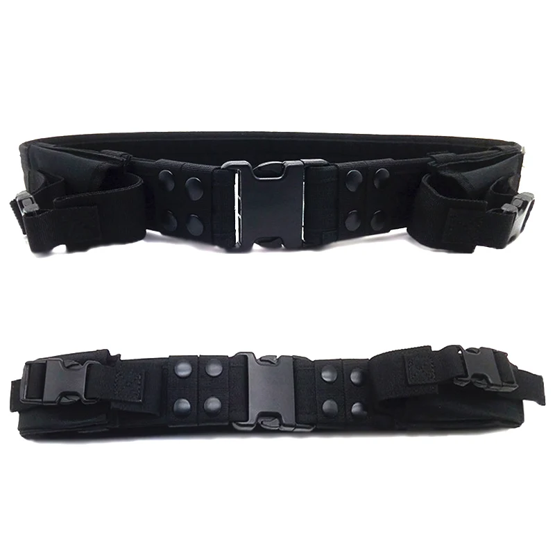 Tactical Belt Combat Airsoft Military Molle Belt Outdoor Adjustable Waist Belts With Magazine Pouches Buckle Hook Loop Waistband
