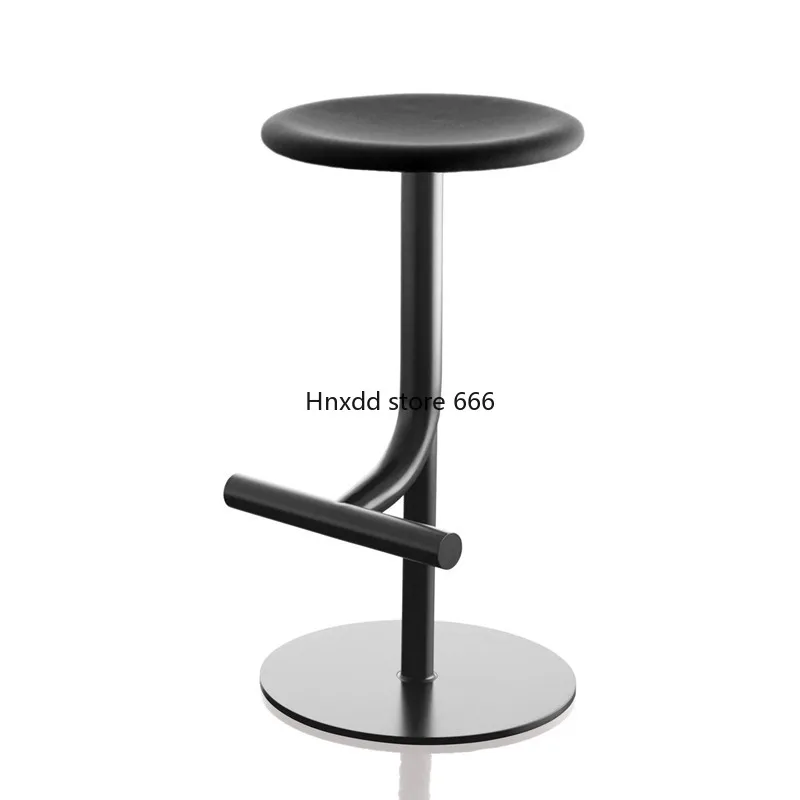 Modern Italian FRP Metal High Stool Sales Office Model Room Leisure Bar Chair