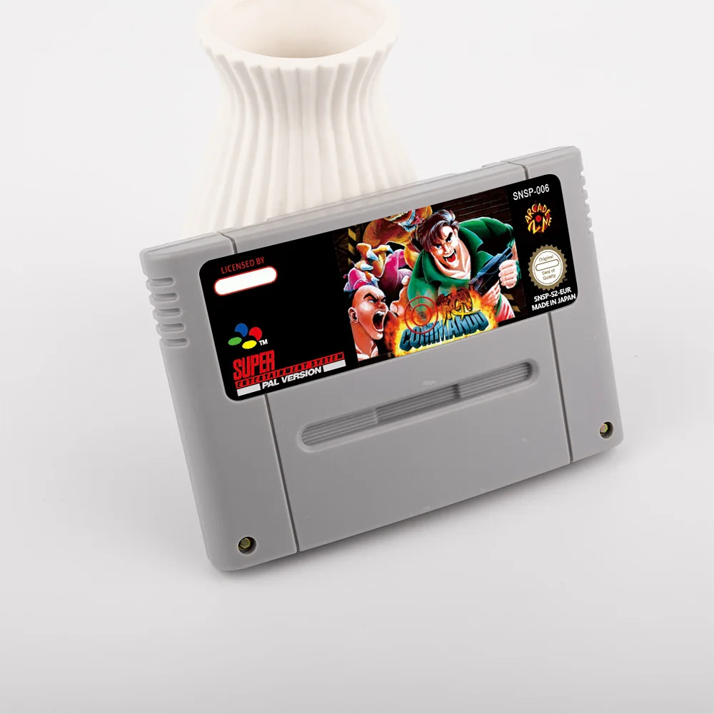 Iron Commando  Action Game for SNES 16 Bit Game Card for EUR PAL Version SNES video Game Console FOR Nintendo