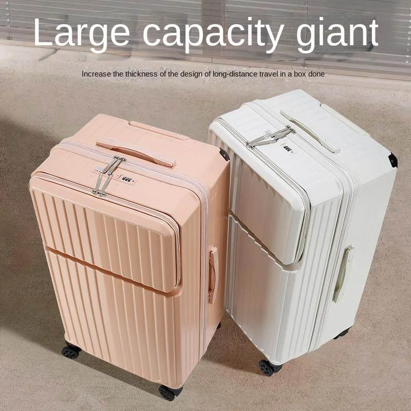 

Большой вместительный 30-дюймовый чемодан с пятью колесами и передним открытием, многофункциональная 20-дюймовая тележка для салона, дорожный чемодан, чемодан с паролем