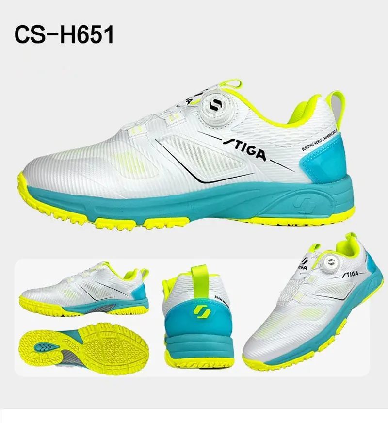 STIGA Tischtennisschuhe H621 H651 Professionelle Hallenschuhe für Herren und Damen, Ping-Pong-Sneaker, leicht und langlebig – Detail 8