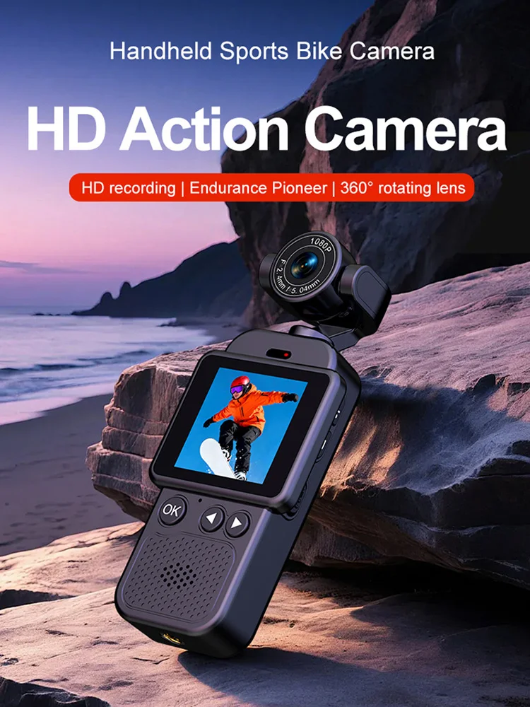 AliExpress NONE 4K Ultra HD New Handheld 360° Panoramic Action Camera for Cycling Chest-Mounted Image Stabilization Wi-Fi Transfer