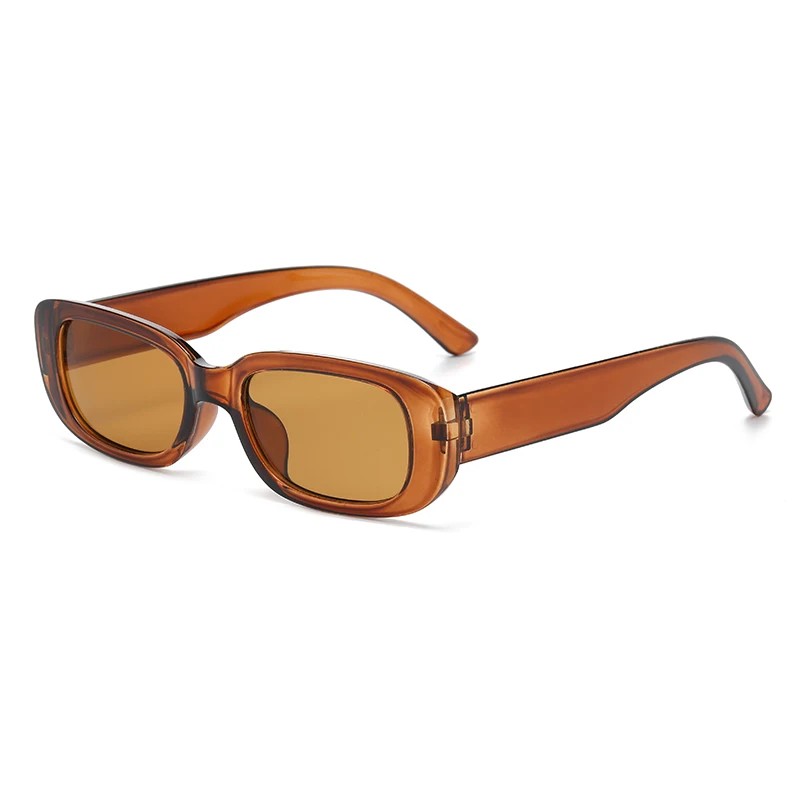 Hiking Camping Rectangle Fashion Anti Light Glasses Women Men Retro UV400 Sun Shades Glasses For Summer Beach Travel Shades
