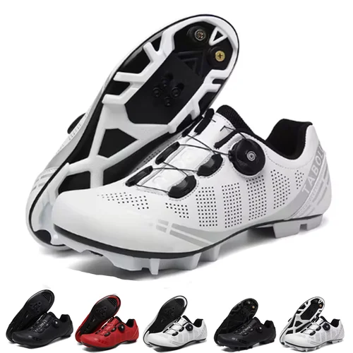 Zapatillas de ciclismo transpirables, zapatos MTB para hombres y mujeres, zapatos para montar en bicicleta de montaña, zapatos deportivos para bicicleta de carretera, zapatos de Pedal Spd