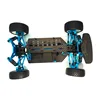 タミヤさくらTT02B TT02 TT01 D5 D5S TRF416 1:10 4WD RCカーカーボンファイバーフレームアル合金DIYモデルドリフトレーシングアップグレードパーツキット 4