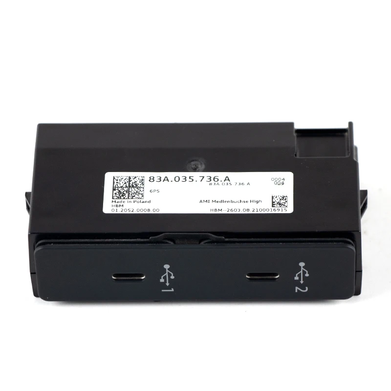 

83A 035 736 A 83A035736A для Audi Q3 RS Q3 Carplay Switch Dual type-c Интерфейс Carplay Switch Музыкальный смартфон USB-интерфейс