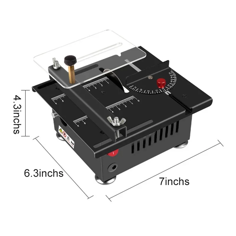 Lifting/non Lifting Multifunction Woodworking Diy Model Sliding Cutting Bench Saw Household 8500R/min Mini Sliding Table Saw Kit