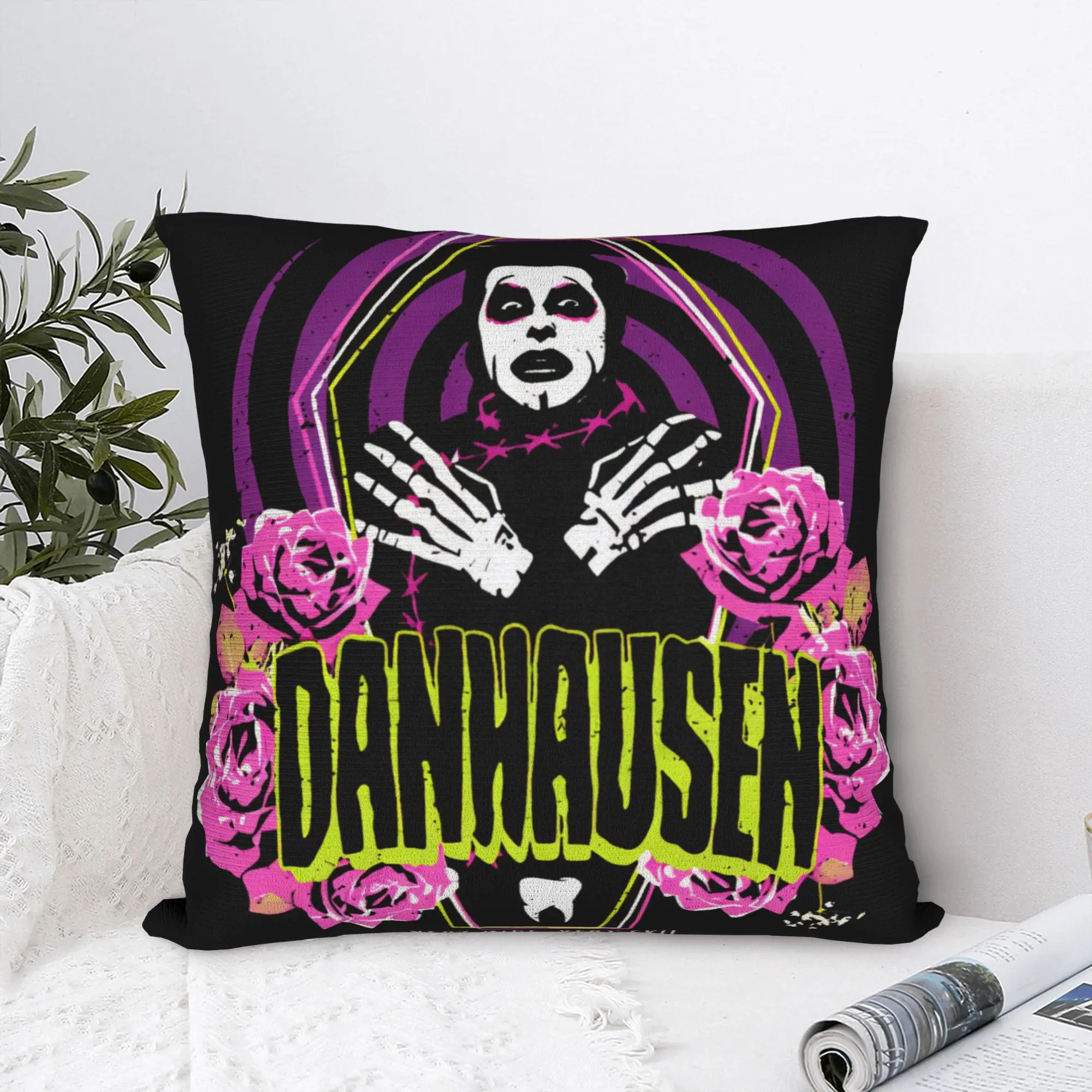 Danhausen Cursed 2026 Square Pillow Cases Wrestling Cushion Covers Creative Zipper Decorative Pillowcase for Sofa 18