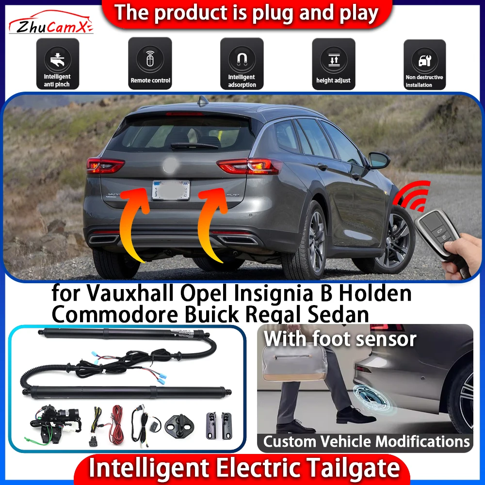 Smart Powered Tailgate System for Vauxhall Opel Insignia B Holden Commodore Buick Regal Sedan Automatic Intelligent Trunk Lift