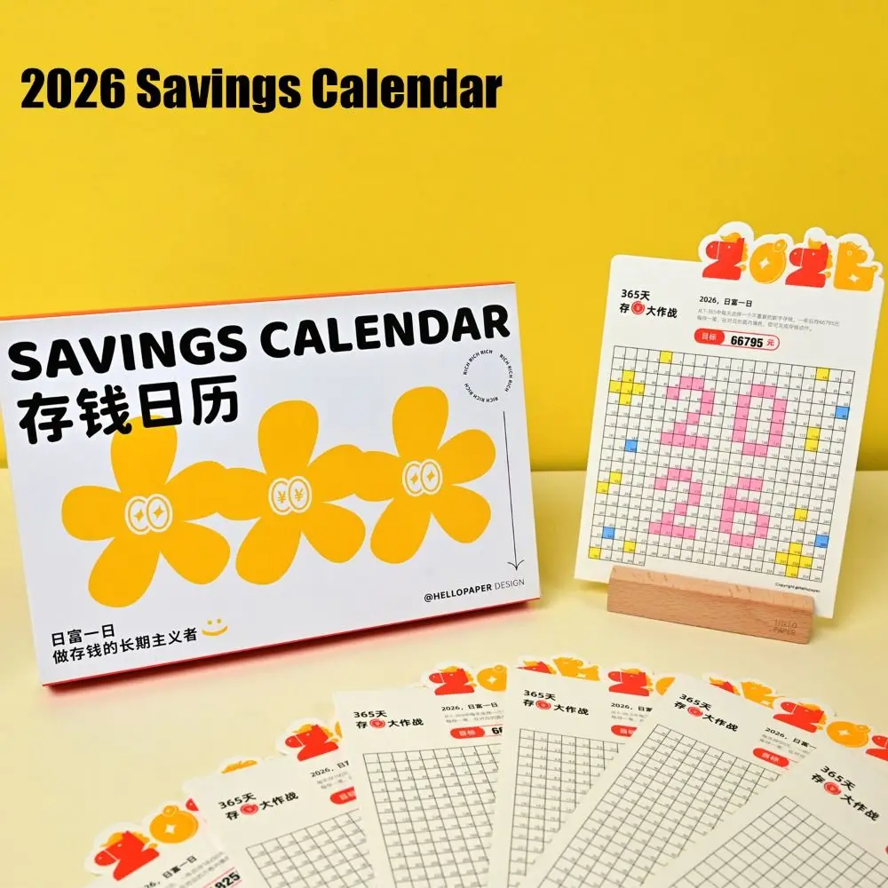 calendario-de-poupanca-2026-enriqueca-da-noite-para-o-dia-liberdade-financeira-financas-pessoais-desafio-de-economia-de-dinheiro-365-dias-decoracao-de-mesa