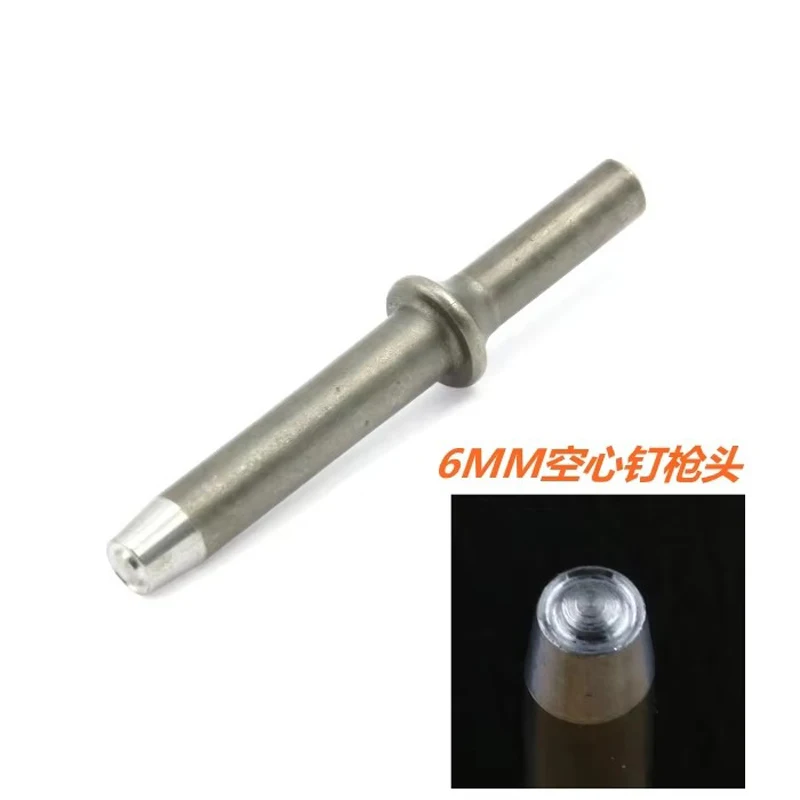 Pneumatic semi-hollow rivets impact head, M3 M4 M5 M6 M8 pneumatic hammer head rivet head