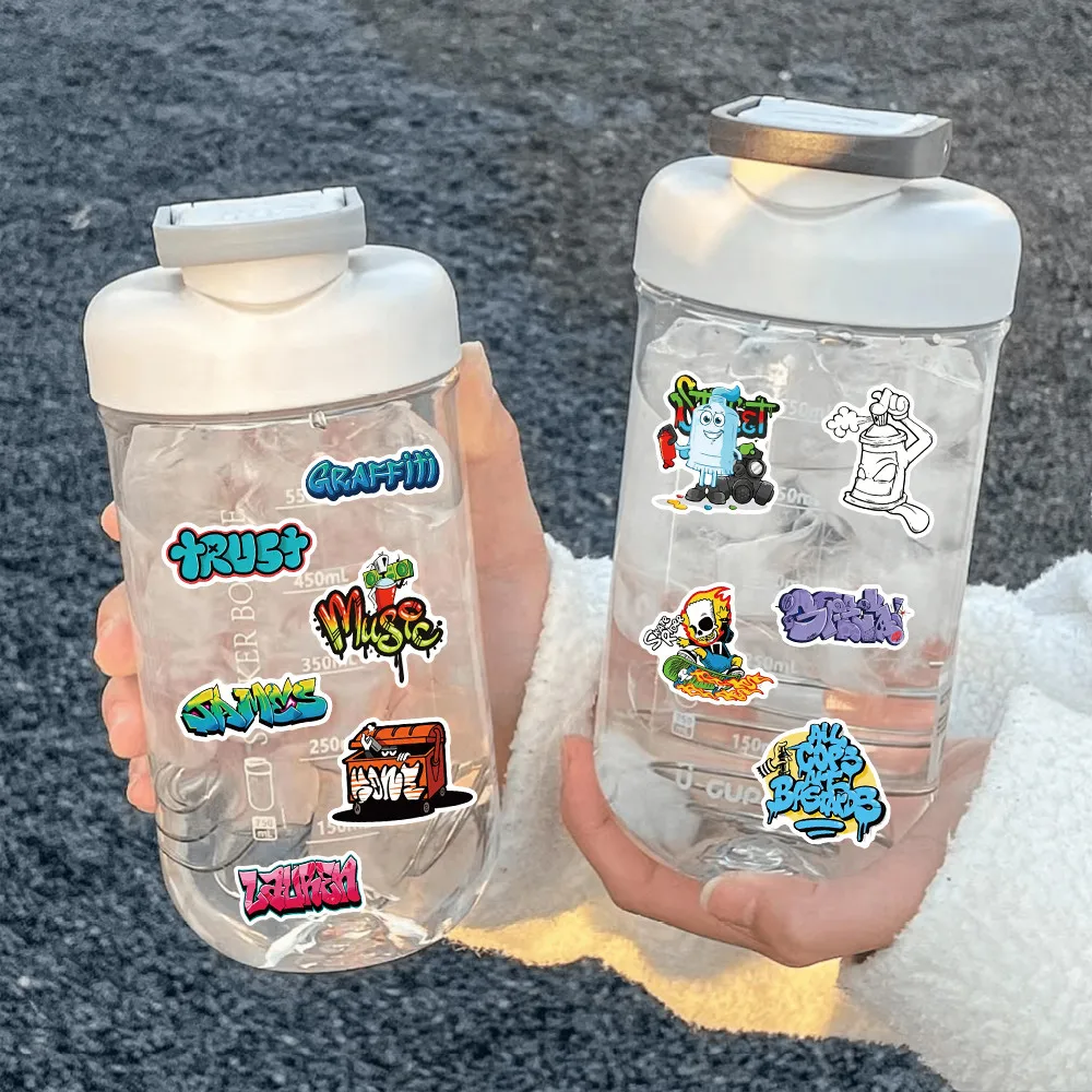 50 Stück Coole Graffiti Street Art Aufkleber für Laptop, Skateboard & Wasserflasche Deko Giajar Sticker Store – Detail 4