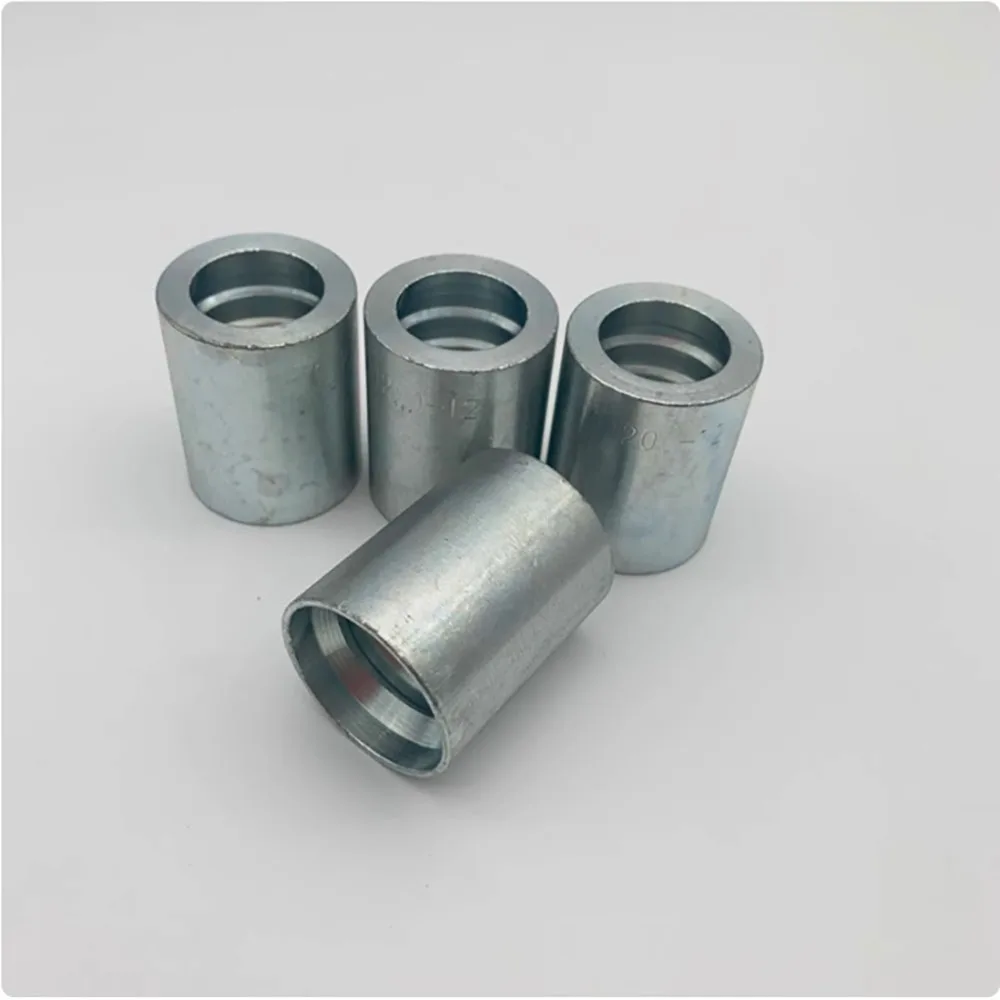 Hydraulic Pipe Hydraulic Card Sleeve Joint Compression Sleeve Shell 6-32mm Hydraulic Steel Wire Hose Compression Joint