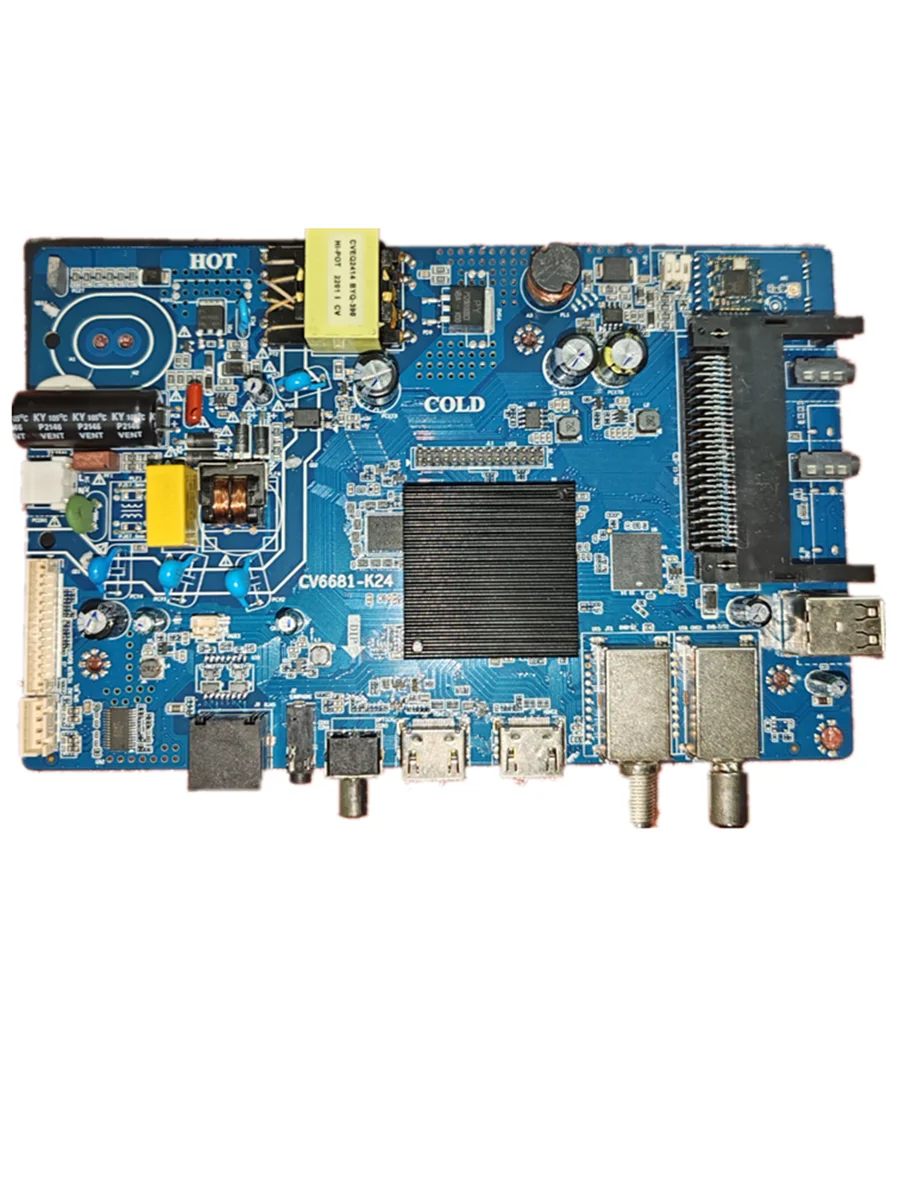 CV6681-K24 WiFi network TV motherboard DDR 1G+EMMC 8g memory FOR 30--55v 270ma