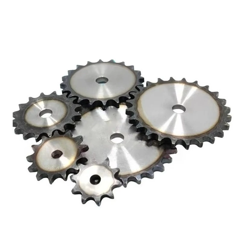 08B Flat Chain Gear 36T/37T/38T/39T/40T/41T/42T/43T/44T/45 Teeth Industrial Flat Sprocket Wheel A3 Steel Pitch 12.7mm