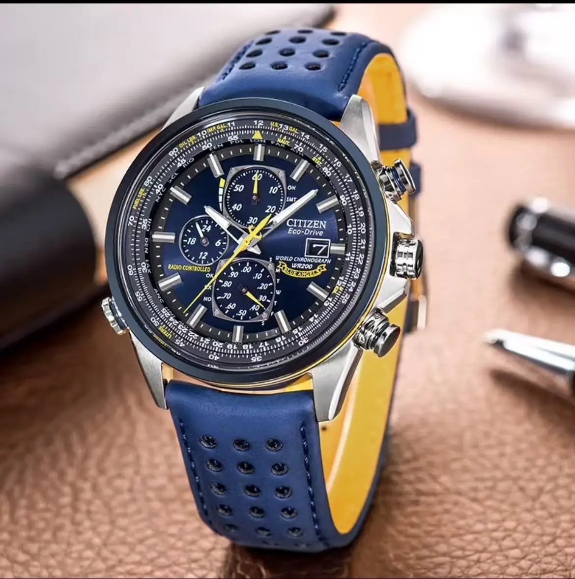 ساعة سيتيزن سيتاديل سكاي إيجل أنجل ميكانيكية أوتوماتيكية متعددة الوظائف للرجال