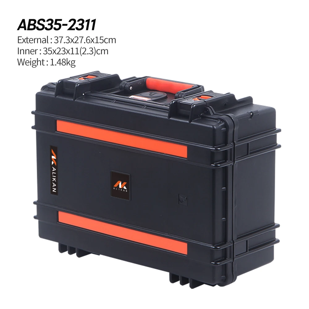 ALIKAN ABS35-2311 37,3x27,6x15 см Alikan Водонепроницаемый жесткий чехол Водонепроницаемый переносной военный чехол Защитный чехол для оборудования
