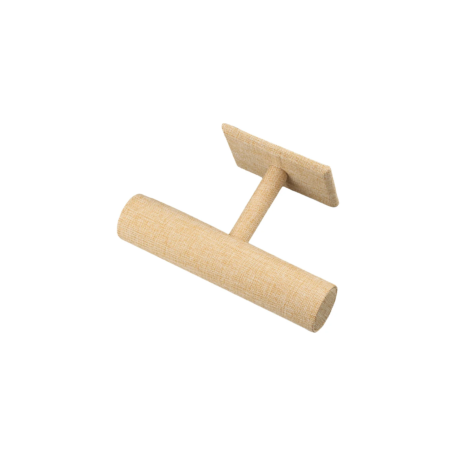 

Джутовая однослойная подставка для ювелирных изделий, креативный органайзер для браслетов, ожерелий, часов, хранения ювелирных изделий