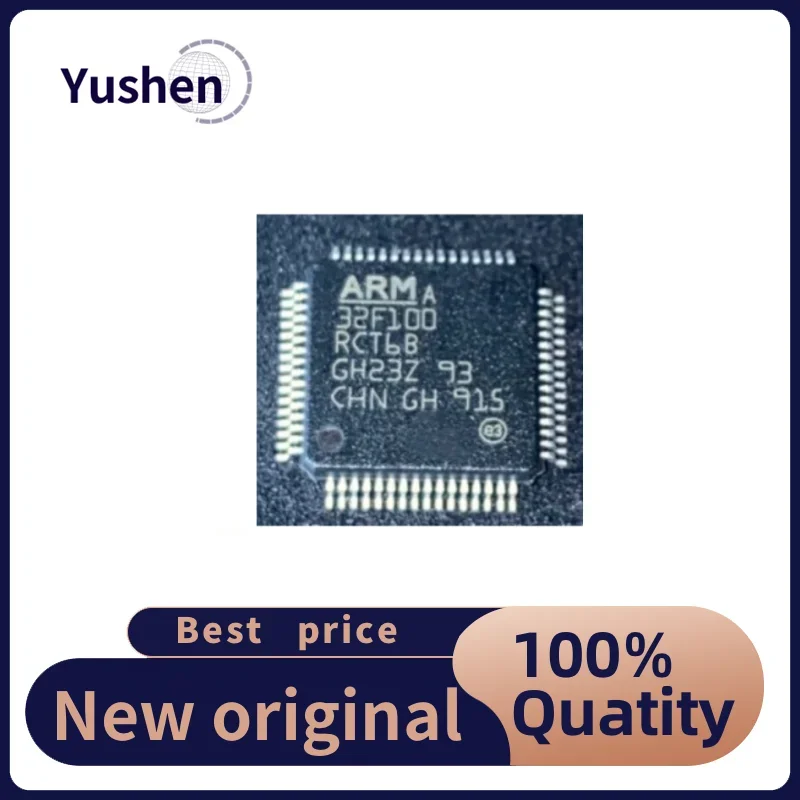 

10PCS STM32F100 STM32F100RCT6B STM32F100RDT6B QFP64 100% Quality New Original