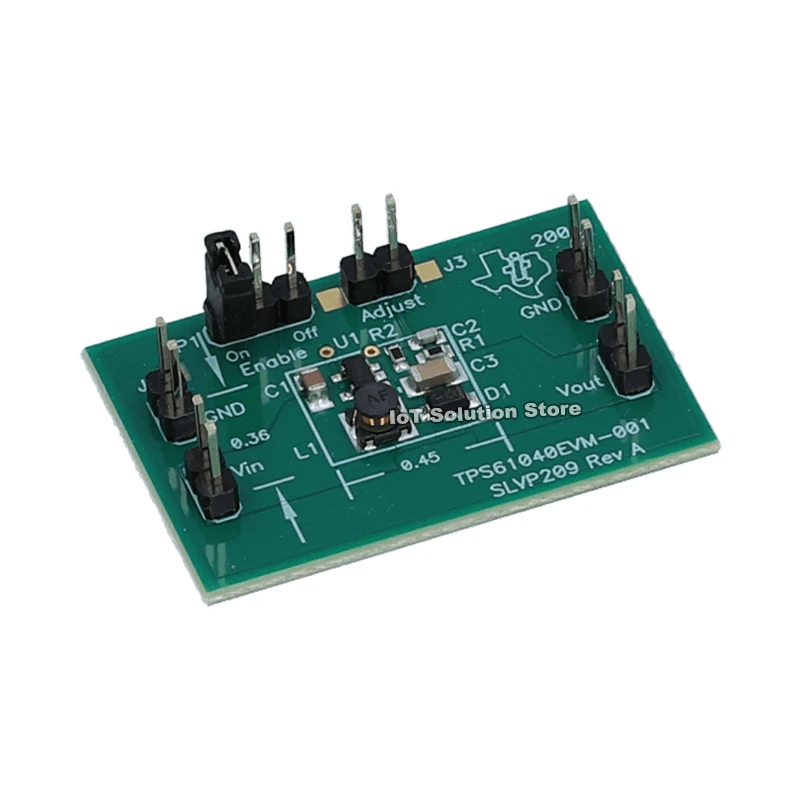 TPS61040EVM-001 TPS61040 Boost Converter Evaluation Module for LCD Supply, 18V/20mA