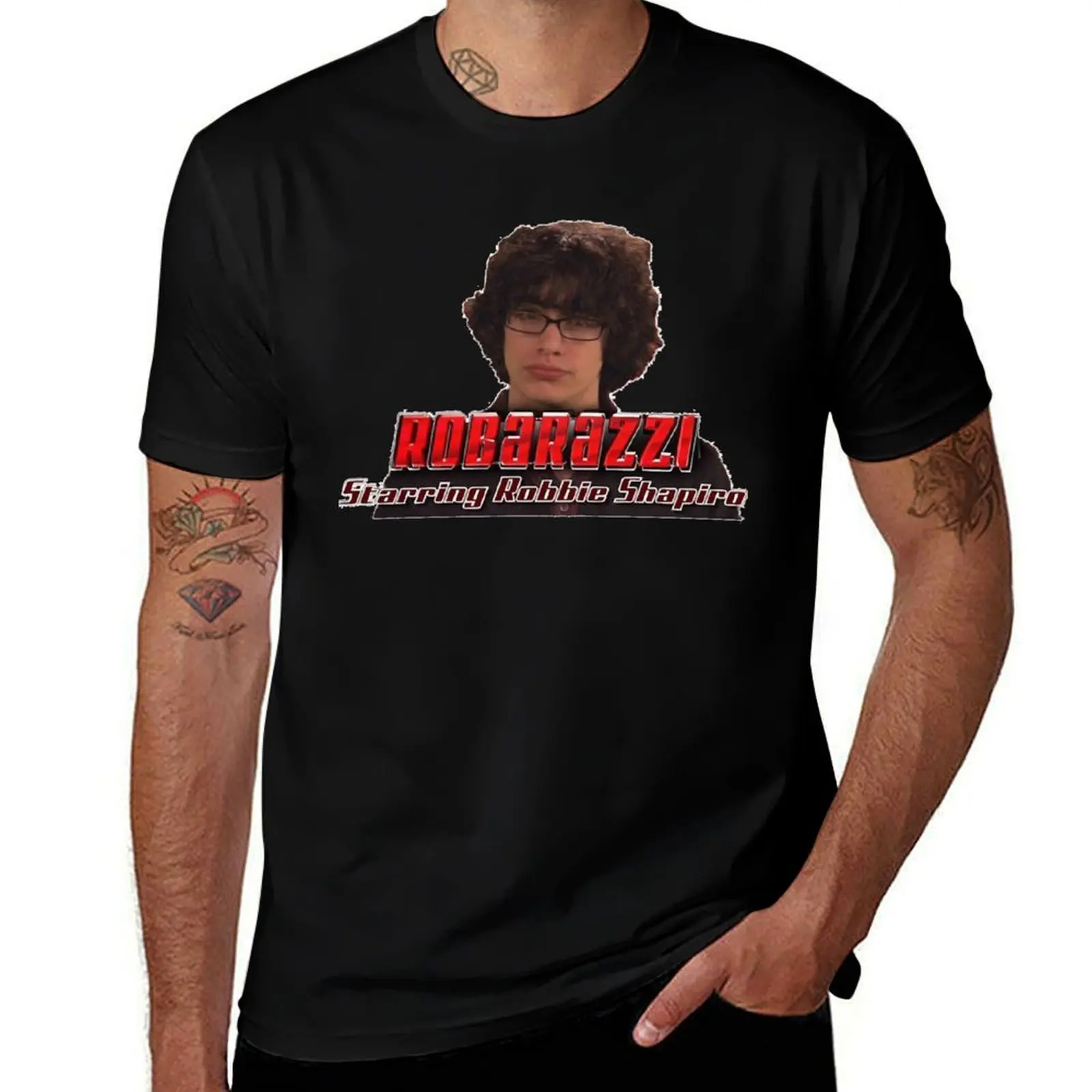 robbie shapiro robarazzi meme T-Shirt Casual Work Wear T-Shirt