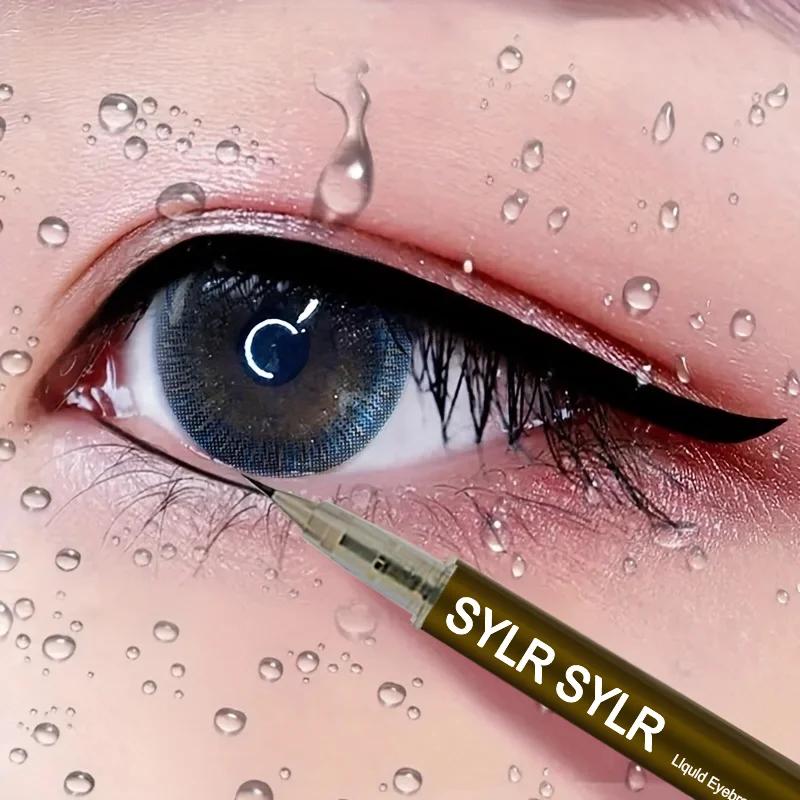 0.008mm Ultra-fine Liquid Eyebrow Pencil Professional Waterproof And Sweat-proof Eyeliner in one Lasting Eye Brow pen