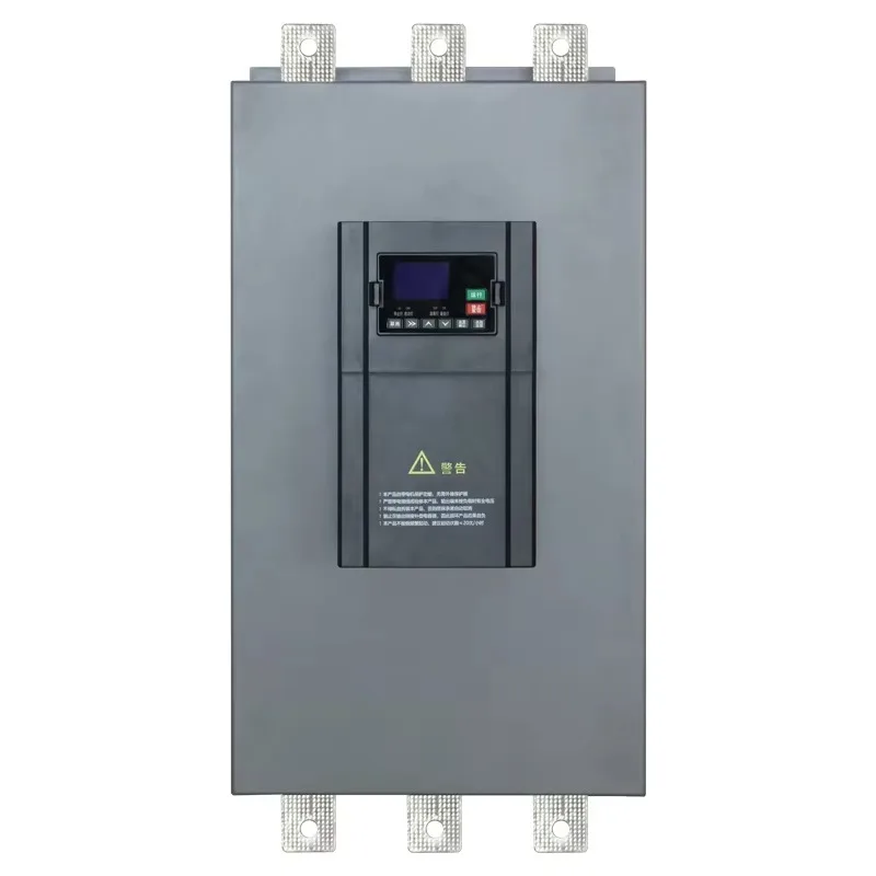 Customized 250KW Three Phase AC Motor Solid-State Thyristor Soft Starter IP20 Replaces Star Delta Direct Start 380V 700A RS485