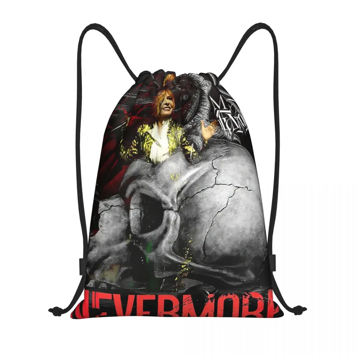 

Рюкзаки Nevermore Skeleton Mylene Farmer, модные сумки на шнурке, спортивные сумки, сумки для книг, сумки для путешествий и школы