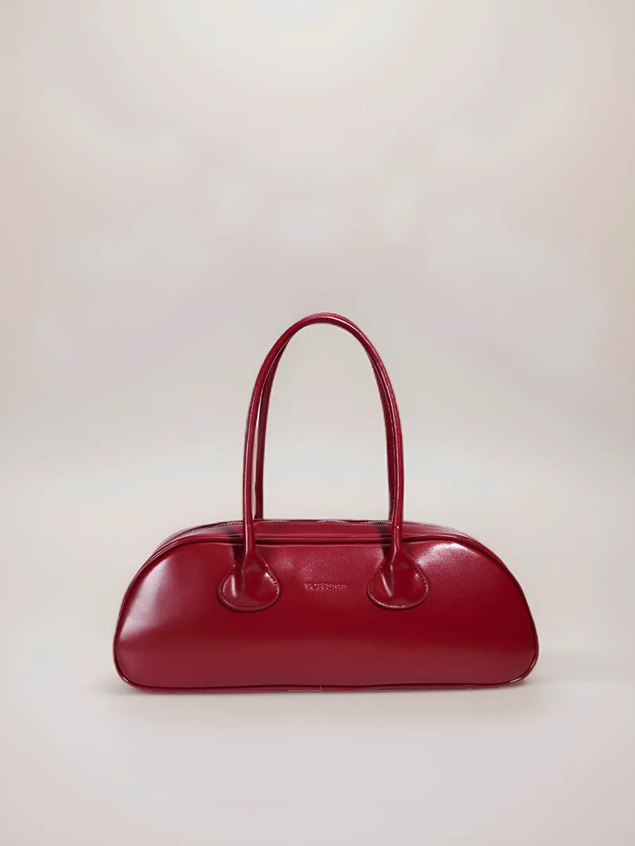 

Faionable Large Capaci Underarm Bag Single oulder French Bread Bag Trendy Korean Sle Soft Surface Zipper Closure Dail...