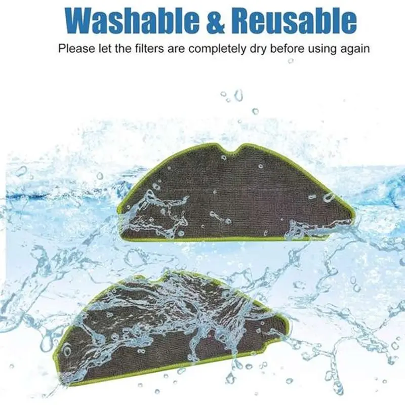 ABMR-Washable Mop Pad For Irobot Roomba 115 Combo / 115 Combo+ Vacuum Cleaner Replacement Parts