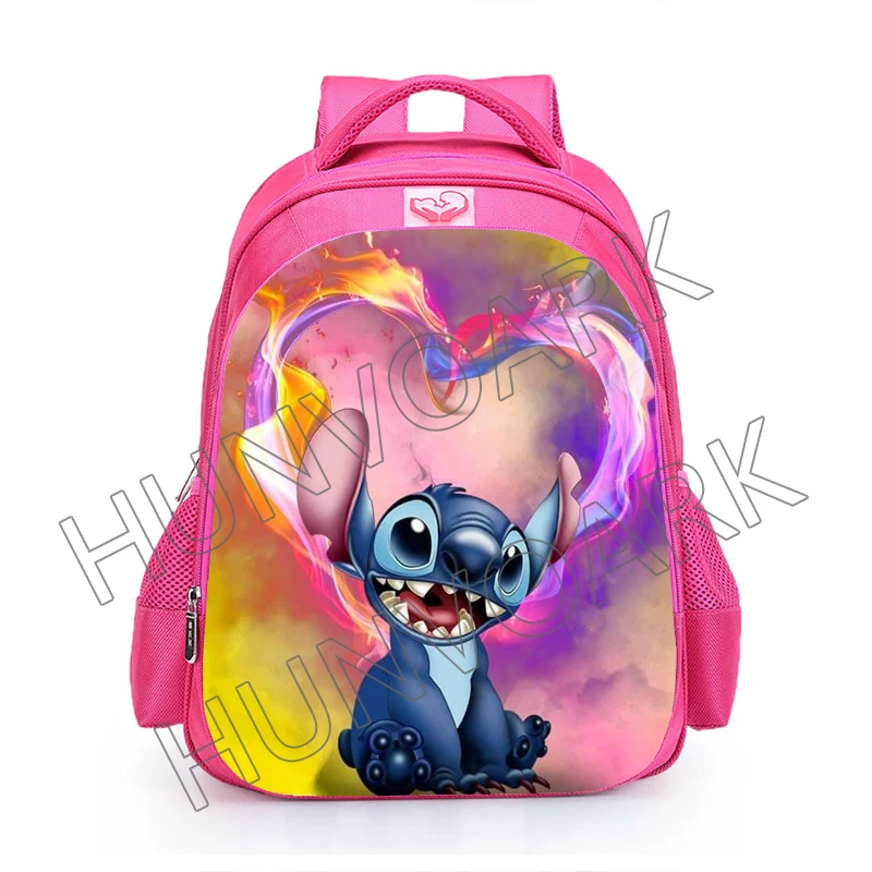 Lilo & Stitch Backpacks Orthopedic Cartoon Pink Princess Primary School Bag Girls Software backpack Kids Travel Mochilas