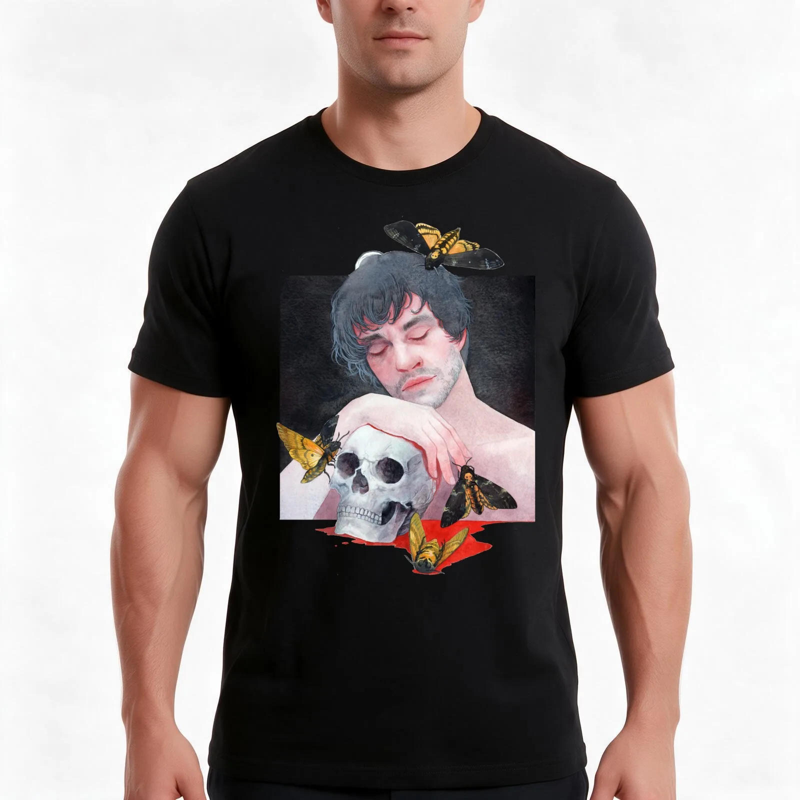 Sloth / Will Graham / Hugh Dancy T-Shirt Summer Casual Cotton Tee Oversized Streetwear Tops Vintage Graphic Print