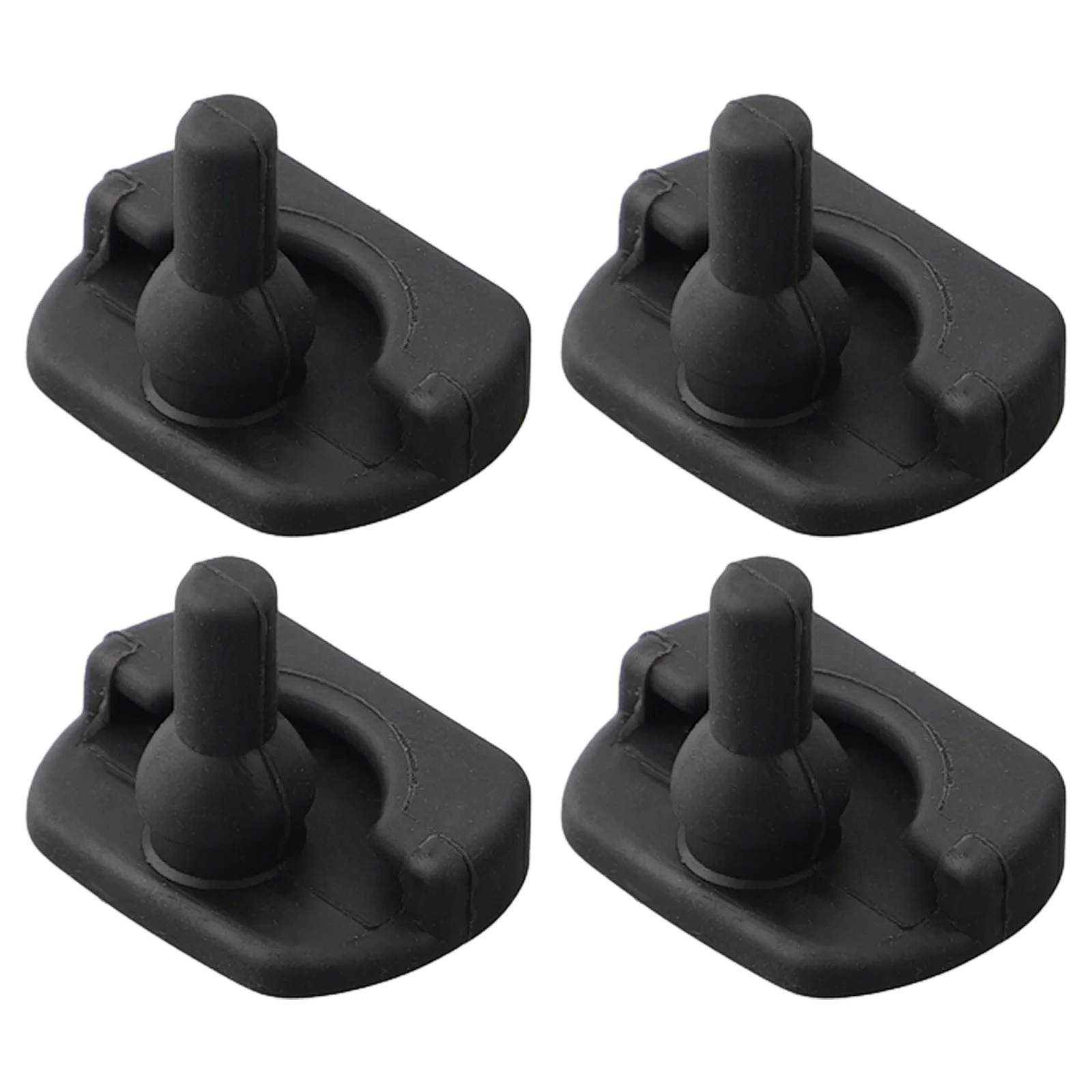 Air Fryer Bumpers 250℃ Heat Resistant 4 Pcs / 8 Pcs Accessories Anti-scratch Black Easy To Use Parts Replacement