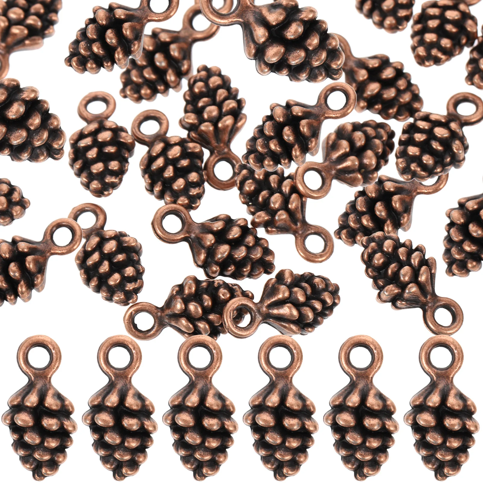 

60 Pcs Pendant Jewelry Charms Decorative Necklace Making Small Beads Decors Earring Alloy