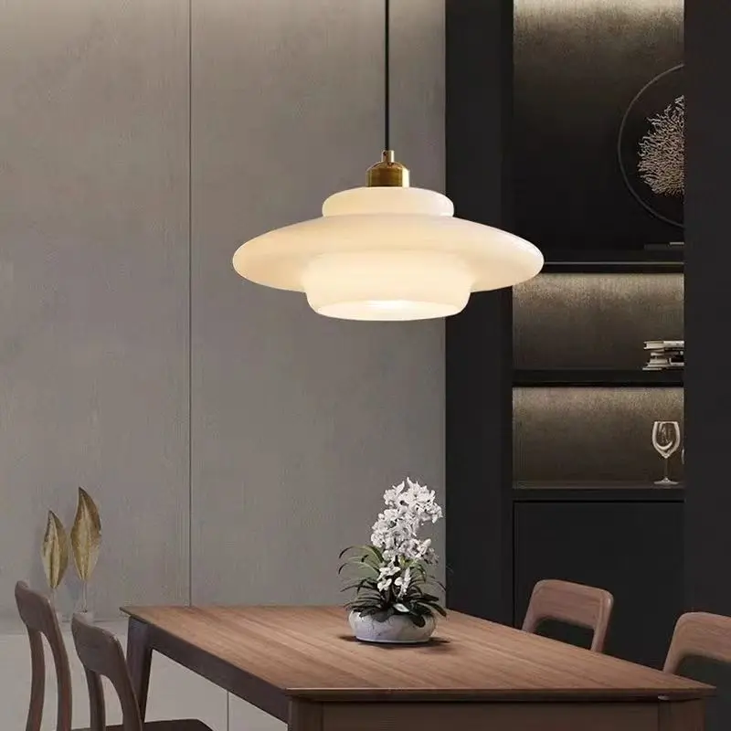 

New Glass Chandelier Modern Minimalist Living Room Dining Room Bar Bedroom Bedside Lighting