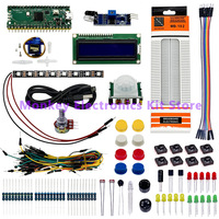 Pi Pico Starter Kit  Raspberry Pi pico development board kit Raspberry pi RP2040 programming +LCD1602 LCD screen 1 Set