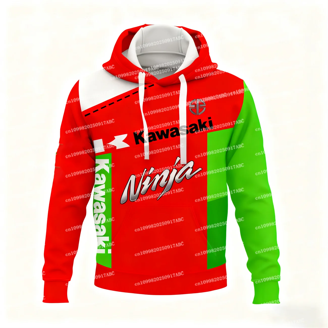 

（Kawasaki ） New Men Hoodie Kawasaki Hoodie Top Women Hoodie Spring and Autumn/Winter Kawasaki Motorcycle Off road Hoodie Sports