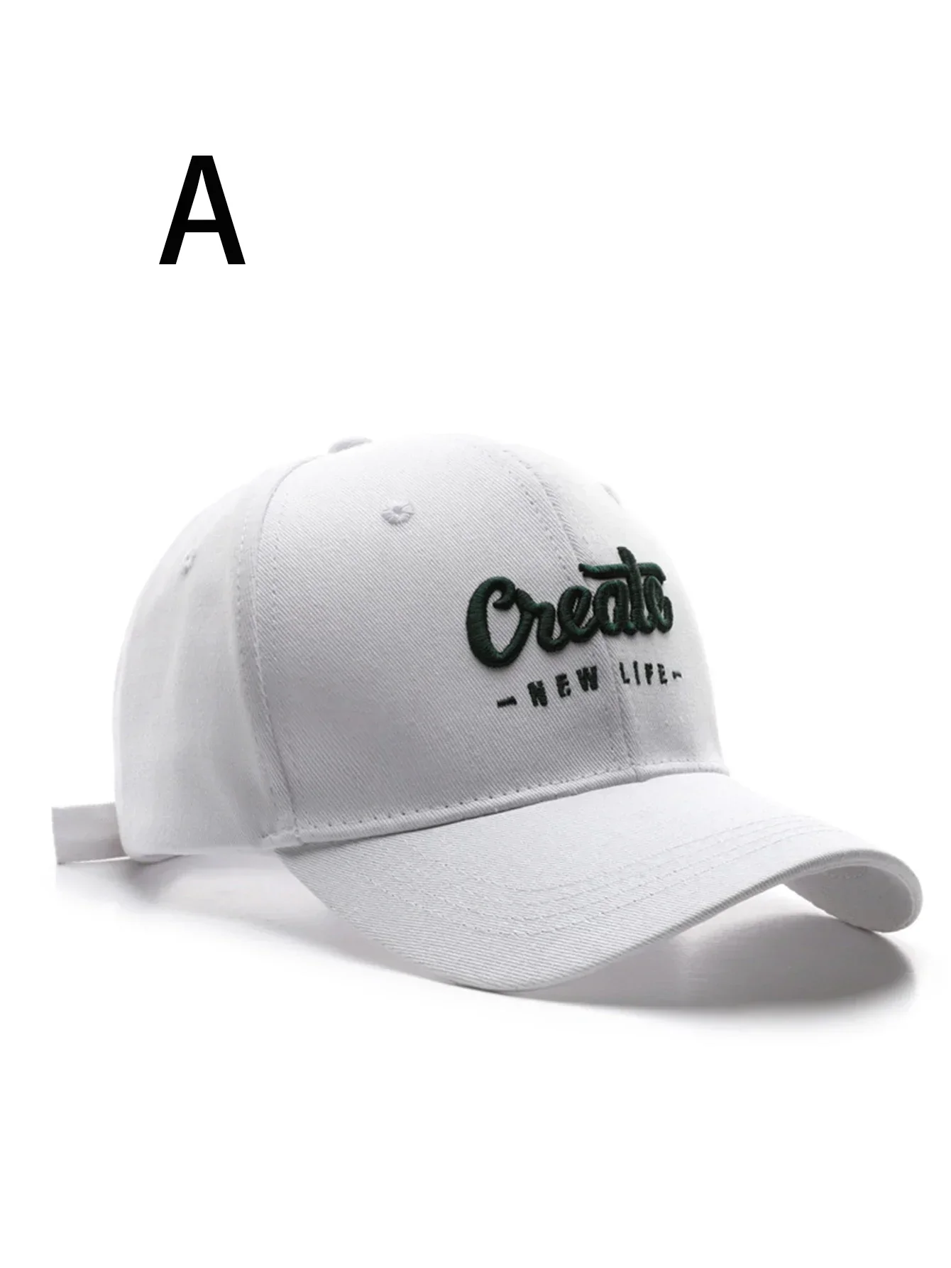1 unisex all season wearing pure cotton letter CREATE fashionable baseball cap