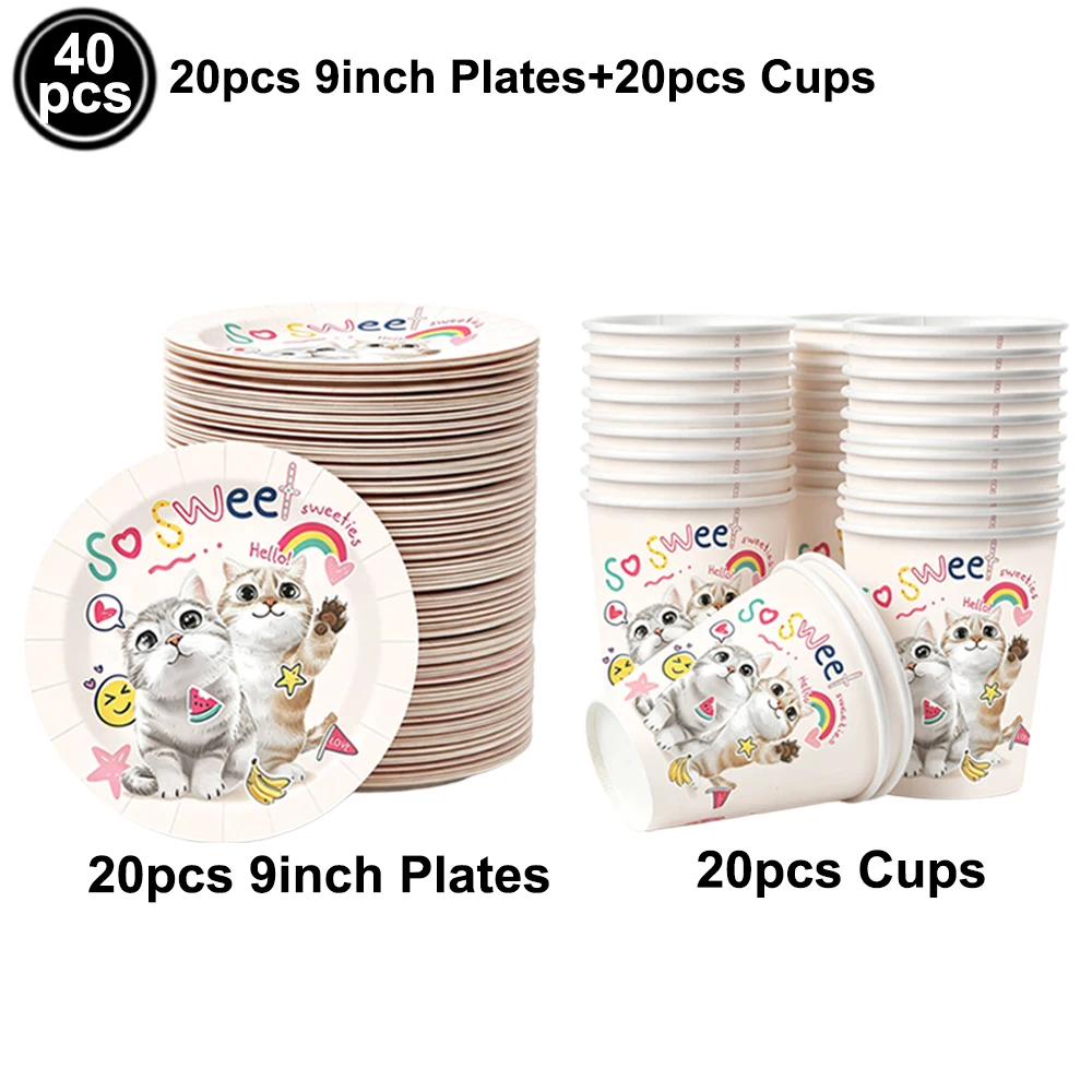 Katzen-Themen-Party-Zubehör Kä – Wedding Decoration Supply Bewertung und Preis
