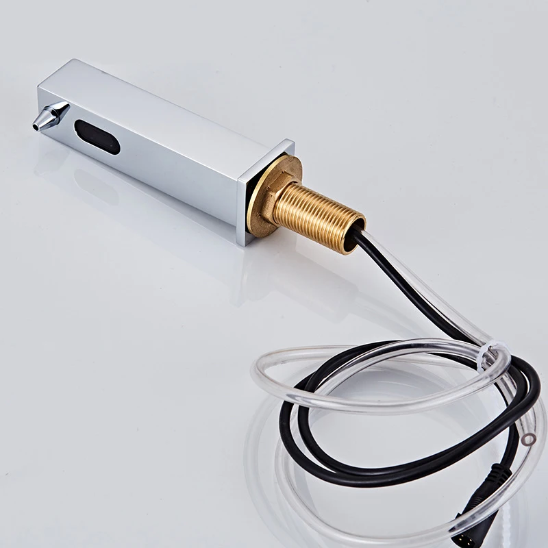 Commercial Modern Single-Hole Touchless Liquid Soap Dispenser Wall Mounted Hands-Free Electronic Sensor Soap Dispenser