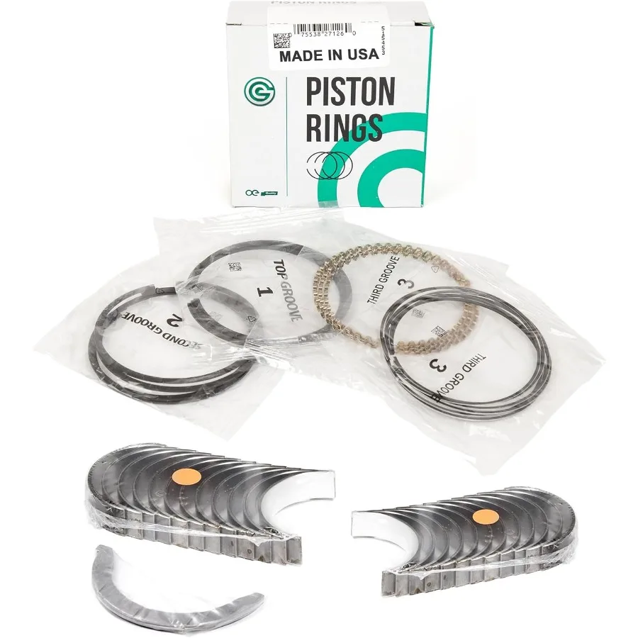 

MA97612736362 Piston Rings Main Rod Bearings for 8595 Toyota 2.4L SOHC 22R 22RE 22REC Engine Repair Kit with High Durability an