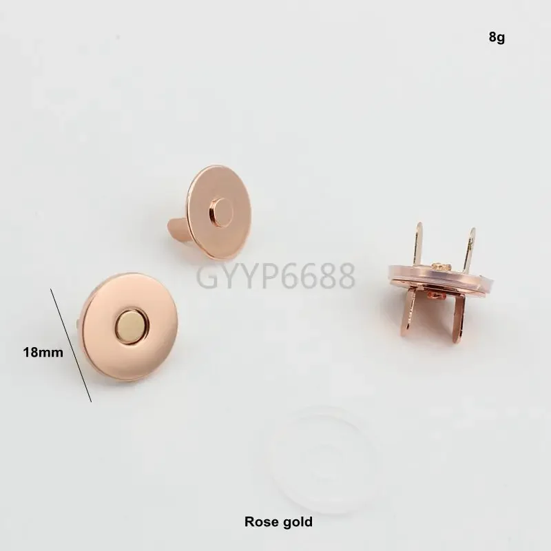 10-30-100sets 14*2mm 18*2mm mạ món ăn hình từ nút bấm khóa dây cho da thật túi ví bán buôn