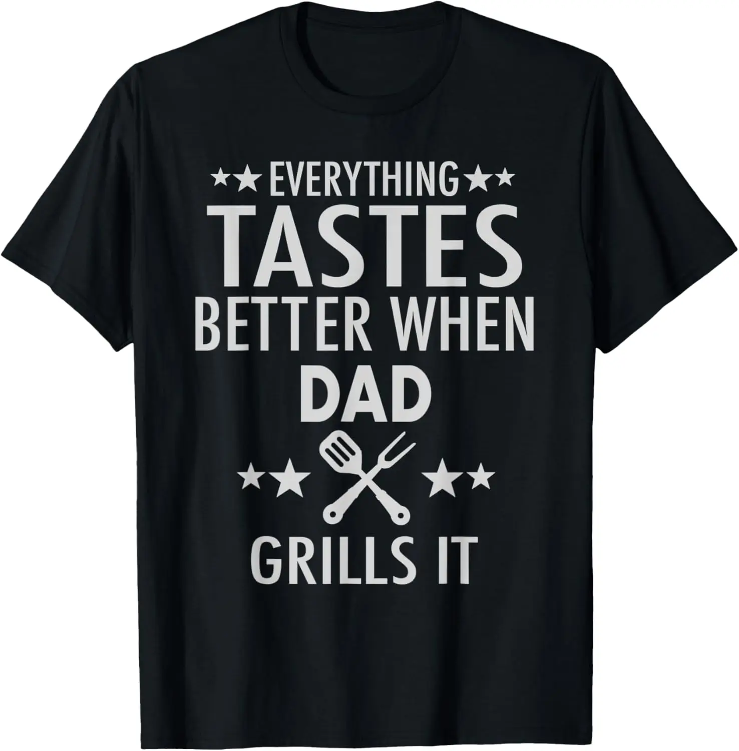 

Мужская футболка Dad Grills It - забавная футболка с барбекю для папы