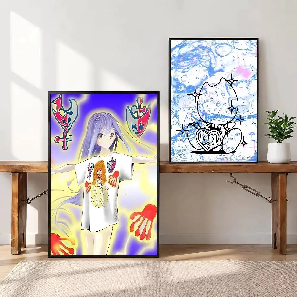 FOR Bladee Drain Gang Poster HD Print Home Decor Wall Art Mural Room Bar Decoration