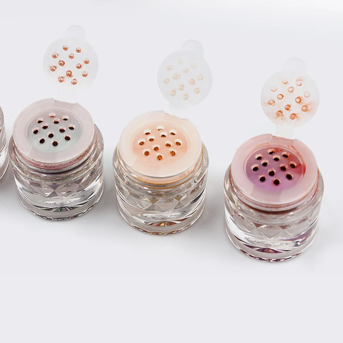 

10Pcs Concealer Powder Bottle Empty Storage Bottle for Loose Powder Sub Packaging Reusable Portable Light Compact Eco Friendly