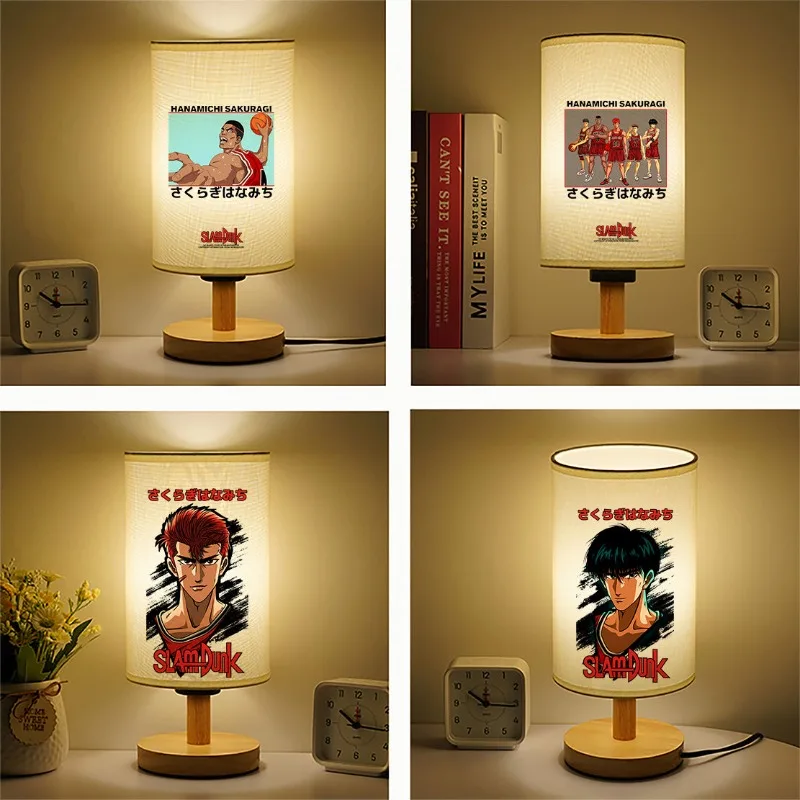 

Slam Dunk Hanamichi Sakuragi Kaede Rukawa Creative High-value bedside eye protection LED light cartoon bedroom atmosphere light
