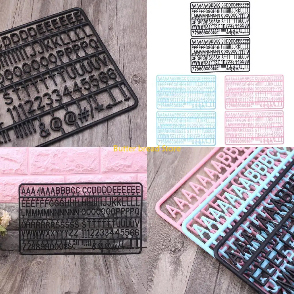 W89C Pre-Cut Letters Numbers & Symbols 3/4 Inch Letters and Numbers Office Supplies
