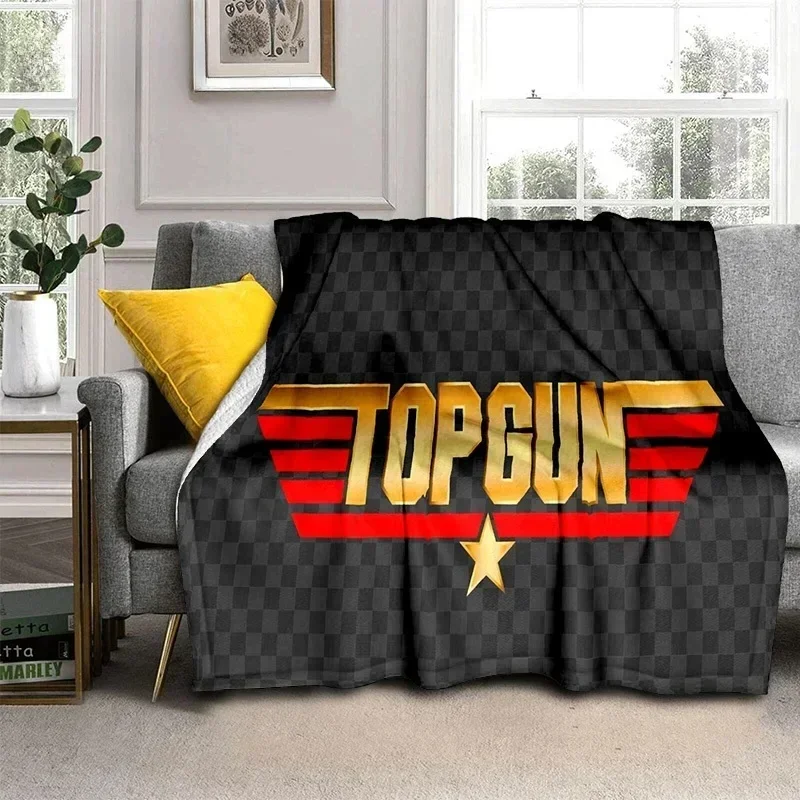 2026 New Fashion Movie Top Gun: Maverick Soft Flannel Blanket For Bedroom Sofa Picnic, Throw Blanket Cover Outdoor Entertainment
