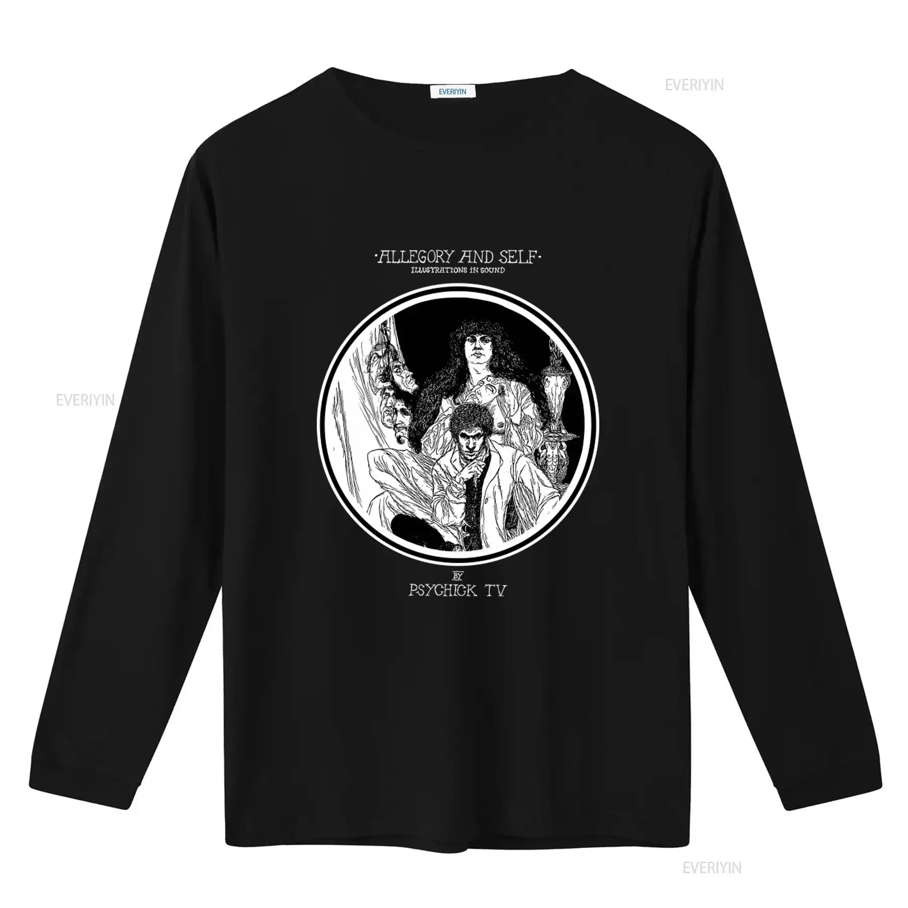 Allegory and Self T Shirt Austin Osman Spare Psychic TV Coil Industrial 80's Goth Throbbing Gristle vintage Washed Slightly