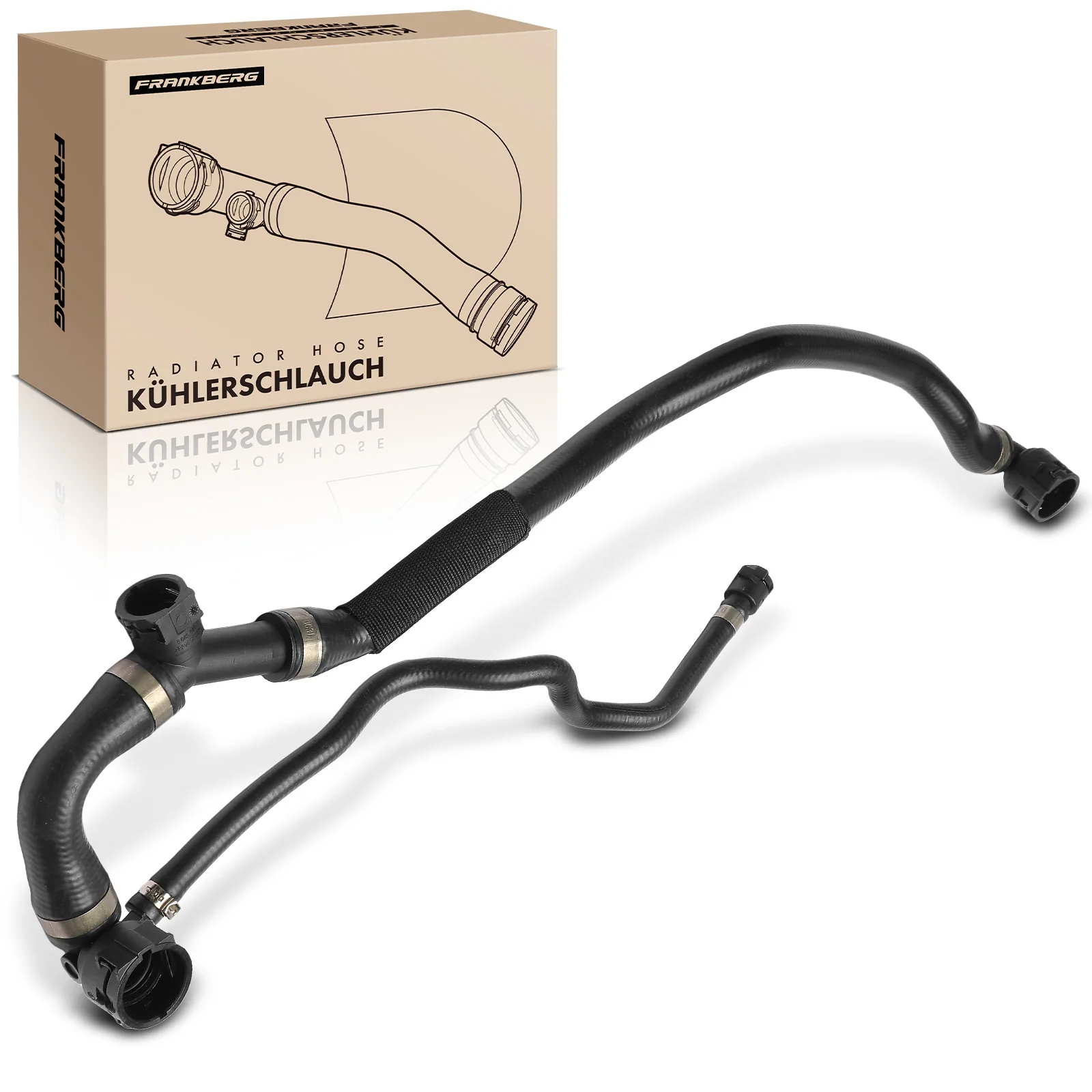 Frankberg 1x Radiatorslang Koelwaterslang voor BMW G20 G28 G80 G21 G81 320i 330i 17128654831